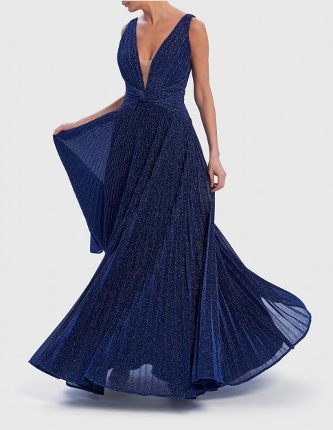 navy blue glitter dress