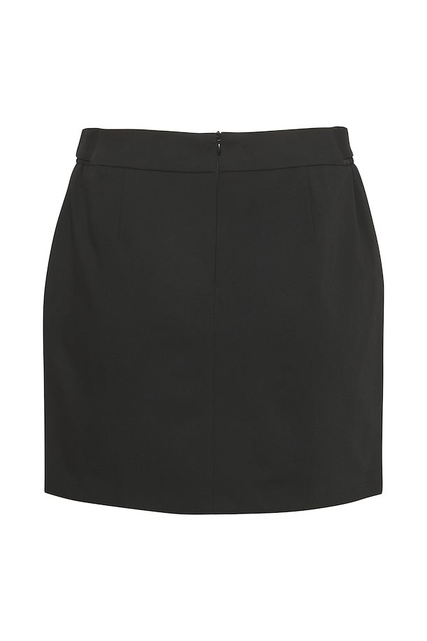 Short black outlet skirt 6mm